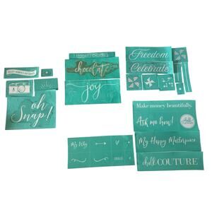Chalk‎ Couture 8.5 X 11  4  Transfer Stencils